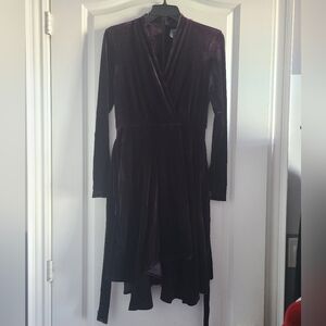 Purple Velvet Dress Gabby Skye Womens Size 6